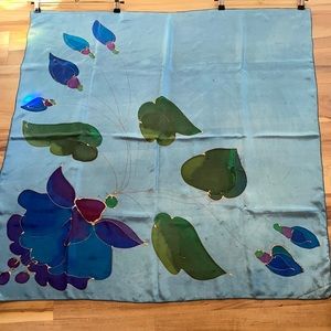 Hand painted silk scarf bundle